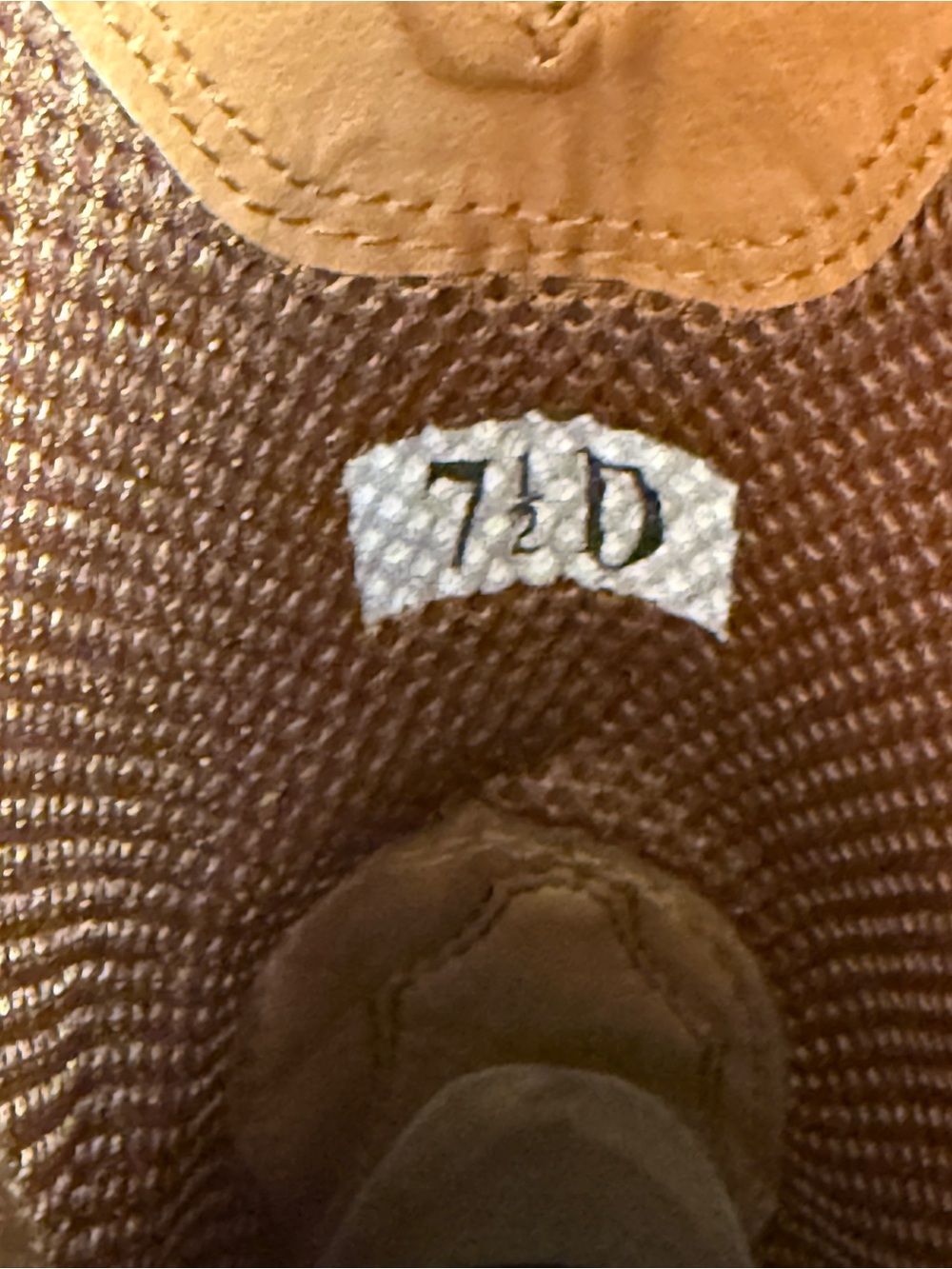 Ariat Sport Western Men’s Size 7.5 Boots Tan & Dark Brown Leather Square Toe - Picture 10 of 12